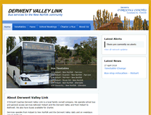 Tablet Screenshot of derwentvalleylink.com.au